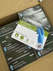 Ansell 92-675VE Touchntuff, Disposable Nitrile Gloves, Size XL*Case*