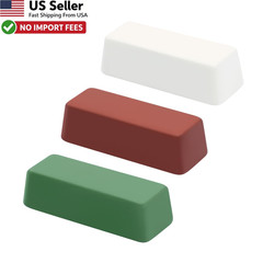 SCOTTCHEN 3 Pack Mini Buffing Polishing Cutting Compounds Kit Green White Red