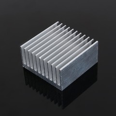 Aluminium Heatsink Heat Sink 11 Tooth 40mm*40mm*20mm White