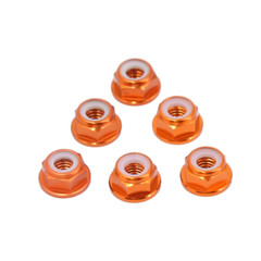 10/20/50/100 M2/M3/M4/M5 Nylon Insert Self-Lock Aluminum Nuts Hex Lock Nut