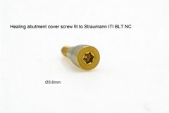 Dental Stage surgery Healing Abutment Cap Cover Screw Closure Fits ITI Straumann