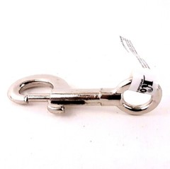 Ten Piece Pack 125 Bolt Snap Rigid Round Eye 1/2in Light Duty Nickel Plated KOCH