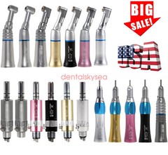 Slow Speed Dental Handpiece straight Nosecone/contra angle/ air motor fits NSK