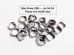 200Pcs Dental 1st Molar Plain Band Clean Molar Bands Orthodontic Small 29to 34.5
