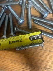 HILLMAN 10 POUNDS 3/8-16 x 2-1/2″ Carriage Bolts BRAND NEW