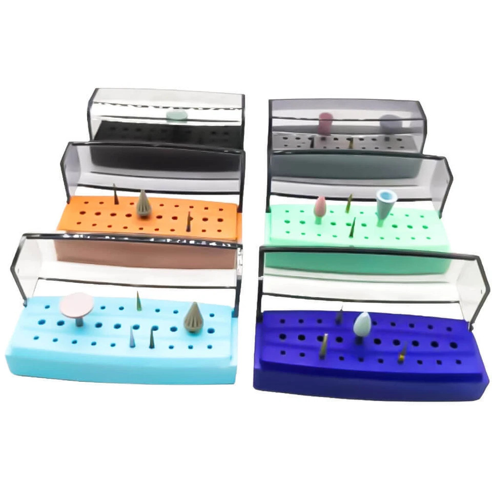 135°C Autoclavable Dental Box, 30-Hole Bur Organizer & Storage Case