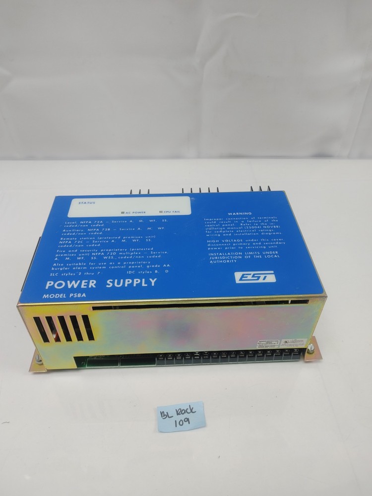 EDWARDS EST IRC-3 PS8A POWER SUPPLY