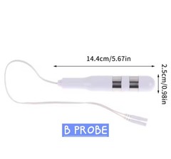 Anal Probe Electrode for TENS / EMS / E-Stim Devices With Cable Options V2