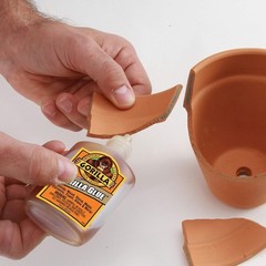 Gorilla Original Waterproof Polyurethane Glue 2 ounce Bottle, Brown (Pack of 1)