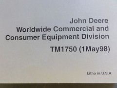 John Deere 200CS 230CS 300CS 550CS Chainsaws Technical Manual TM1750