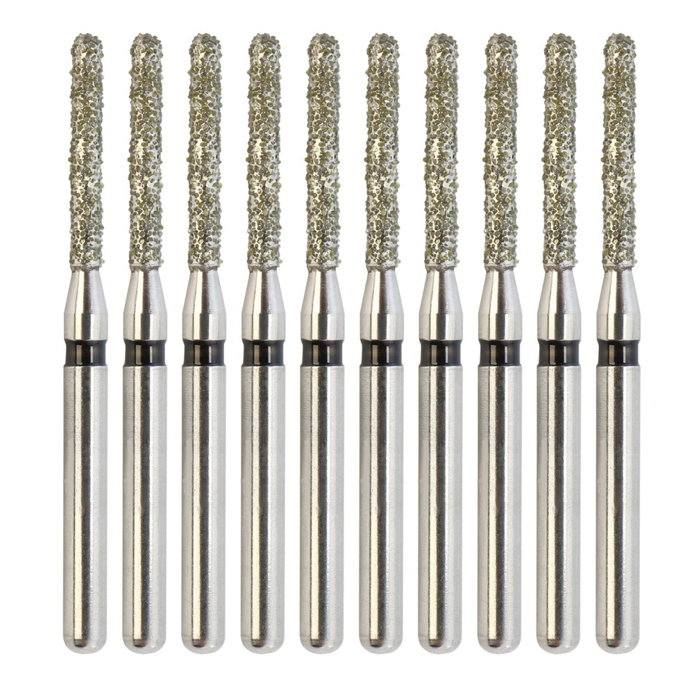 Dental Diamond Burs FG High Speed Round End Cylinder Burrs Super Coarse SR-11SC
