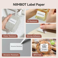 NIIMBOT B1 Label Maker Machine with Tape Portable Bluetooth Thermal Printer GN