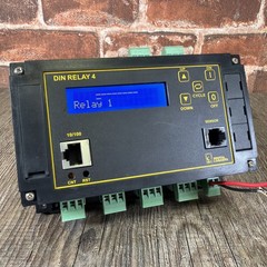 Digital Loggers DIN Relay 4 Ethernet Controller DIN Rail