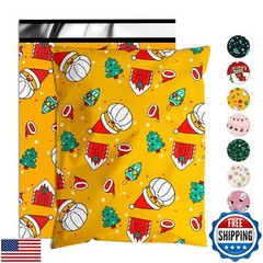 Jowlroel Christmas Poly Mailer – 12×15.5 Inch, Waterproof Shipping Bags – 50