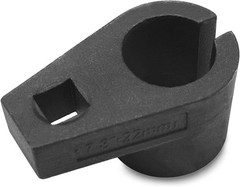 Offset Oxygen Sensor Socket, 3/8-Inch Drive, 7/8-Inch 22mm, Wire Gate Accesse…