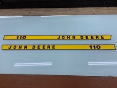 Aftermarket John Deere 110 Garden Tractor replacement hood Decals