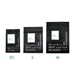 Compostable Mailer Biodegradable Satchel Post Packaging Black XS,S,M,L 100 Pack