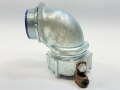 NEW Thomas & Betts 5357GR Grounding 90° Connector, 2″, FMC, Liquidtight, Bonding
