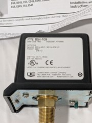 United Electric Temperature Switch: 200° to 425° F B54-109