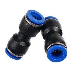 50/100PCS Quick Connect Straight Push Connector Air Line Hose Pneumatic Fittings