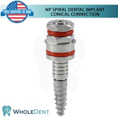 X5 Narrow Platform Spiral Conical Connection Hex 2.25mm Dental Titanium Sterile