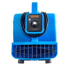 VEVOR Floor Blower 1360 RPM 600 CFM Air Mover with 4 Blowing Angles 3-Speeds