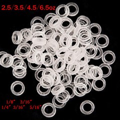 100 pcs Dental Orthodontic Intraoral Elastic Latex Rubber Band Clear