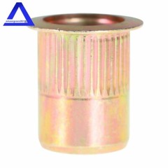 50Pcs 3/8-16 Rivet Nut Rivnut Insert Nutsert Carbon Steel Zinc Plated