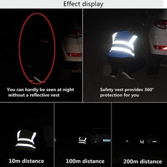 Reflective Safety Vest for Women Men High Visibility With Pocket Zipper