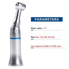 Estilo NSK Dental Contra Angulo Baja Velocidad Pieza de Mano 2Hole Micromotor