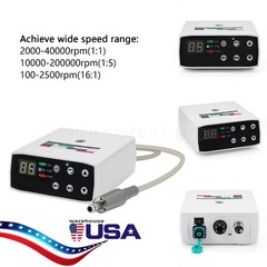Dental Brushless LED Electric Micro Motor For NSK E-Type 1:1/16:1/1:5 Handpiece