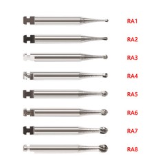 Dental Round Latch Carbide Bur RA 1 2 3 4 5 6 7 8 Midwest For Slow Speed SQ