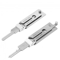 for Lishi Yale Picks Picking Ss001 2 In1 Locksmith Tools Master Key Decoder Mich