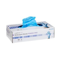 McKesson Confiderm 3.8 Nitrile Exam Glove Standard Cuff Length LARGE 100 per Box