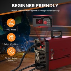 ARCCAPTAIN 130A 3 in 1 MIG Welder 110V Flux Core MIG Welder/Lift TIG/Stick