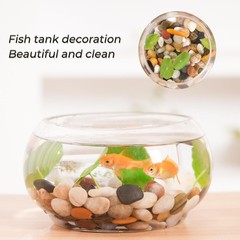 10 LB Mixed River Rocks, 0.3-0.5 Inches High Polished Pebbles for Indoor Plan…