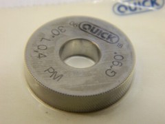 27/32" Diam, 64 TPI Cut Type Powdered Metal HSS LH Diagonal Knurl Wheel 420