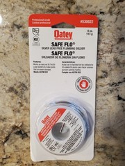 Oatey Safe Flo Lead-Free Plumbing Wire Solder Silver (4 oz) EXCELLENT!!!
