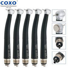 NSK PANA MAX Style COXO 4 Holes Dental Handpiece Push Button High Speed Black