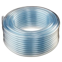 3/4″ ID x 1″ OD x 100 ft – Crystal Clear Flexible PVC Vinyl Tubing – BPA Free