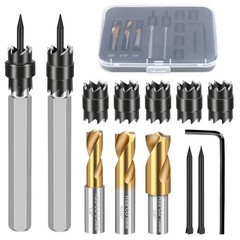 13x Spot Weld Cutter Set Double Sided HSS Drill Bits Remover for Metal Auto Body