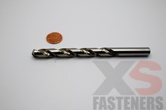 3/8″ Drill Bit Set HHS Twist Jobber Length 118° Point, Bright Finish USA, QTY 24