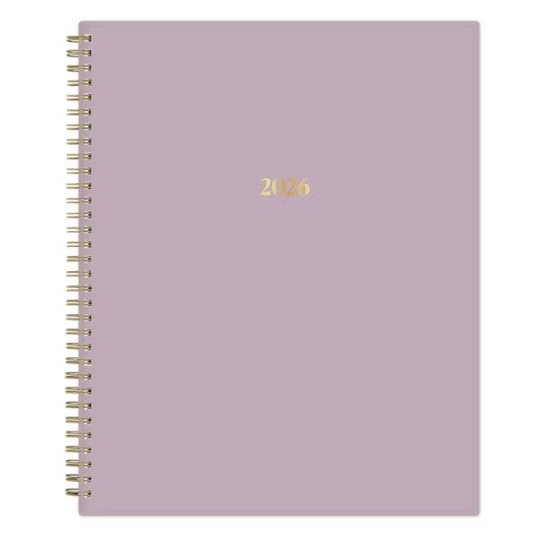 2026 Weekly/Monthly Planner 8.5"x11" Muted Lilac