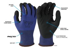 Pyramex GL613C ANSI A4 Cut Resistant Micro-Foam Nitrile Coated Work Gloves