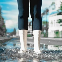 White Steel Toe Boot 100% Waterproof Lightweight and Durable