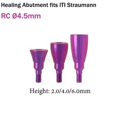 Dental Healing Abutment Caps NC/RC Cover Screw fits ITI Straumann BL/BLT