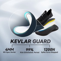 Steel Toe Shoes for Men Women Indestructible Work Safety Sneakers Composite Toe