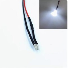 5/10 Pcs 2X5X7MM Rectangle LEDs Bulb Pre-Wired 20cm 2V 3V 6V 9V 12V~220V 5 Color