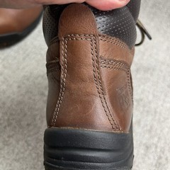 Timberland Pro358 Boots WOMEN Size 10 Brown Leather Lace Up Safety Toe Work Boot
