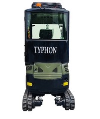 TYPHON Terror XVIII Prestige 2 Ton Mini Excavator AC/Heater cabin 13 Attachments